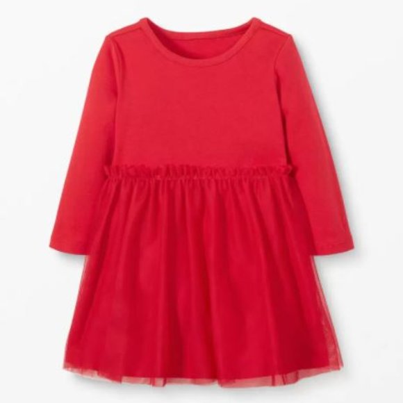 Hanna Andersson brand new Red Tulle Dress nwt - Picture 1 of 3